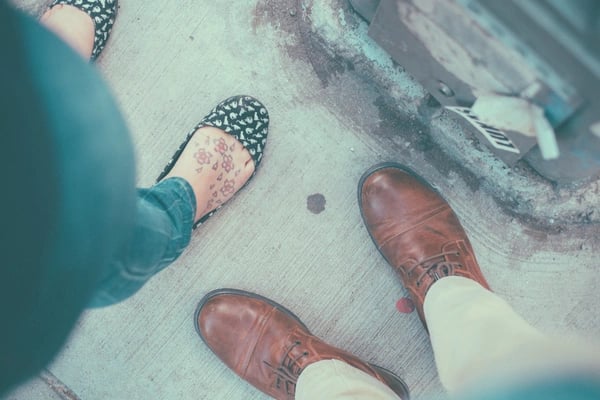 employees office romance shoes