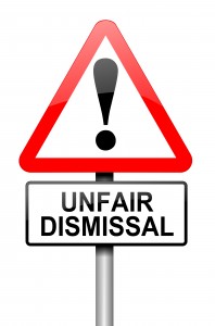 Unfair dismissal concept.