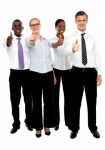 benefits from top employers thumbs up