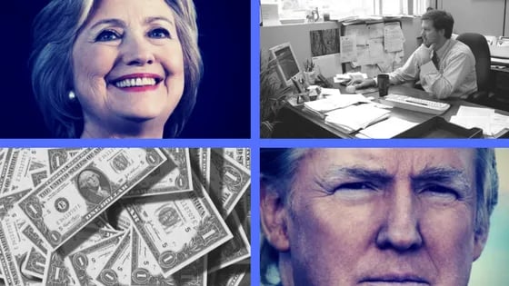 political campaign staff salaries trump clinton