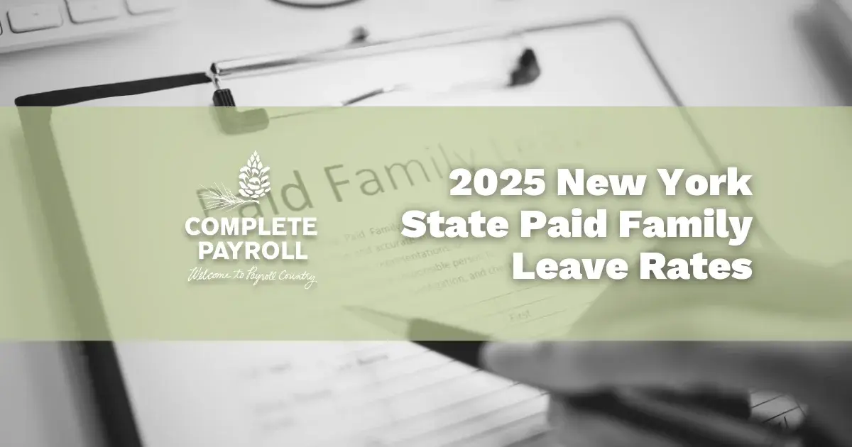 2025 New York State Paid Family Leave Rates