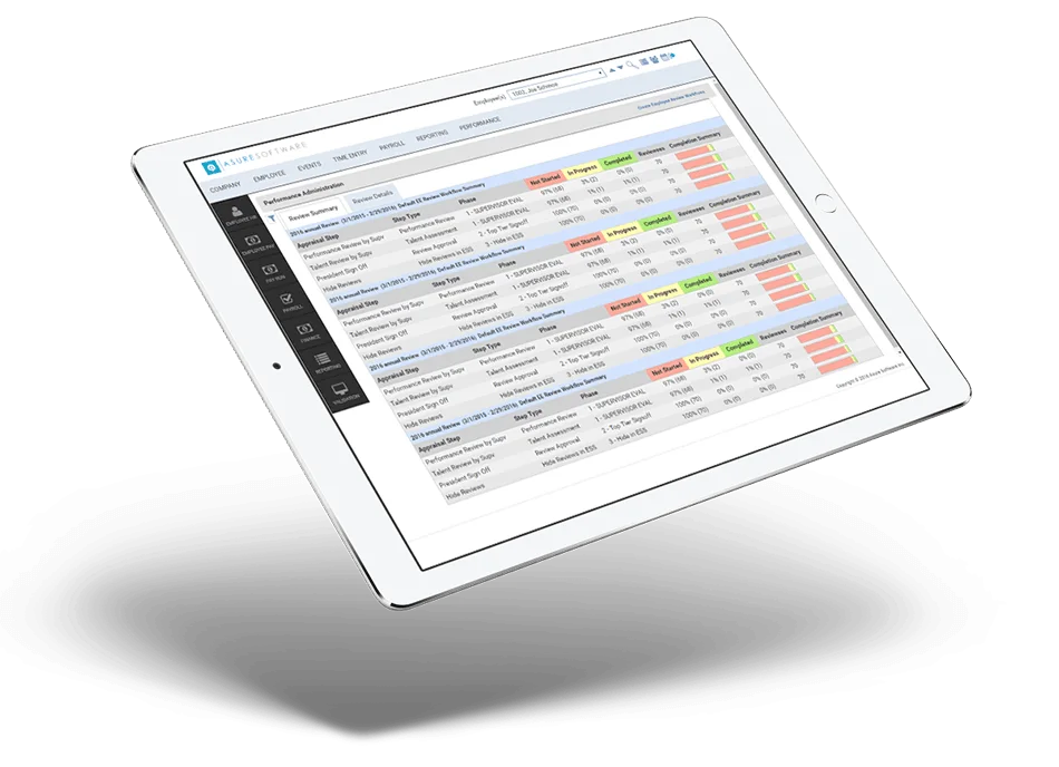 hr plus payroll tablet