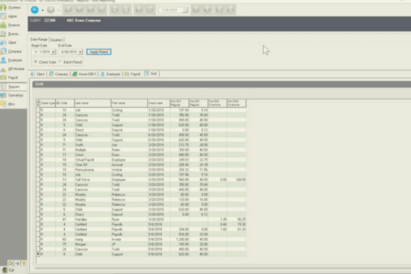 Creating Grid Reports in Evolution Classic