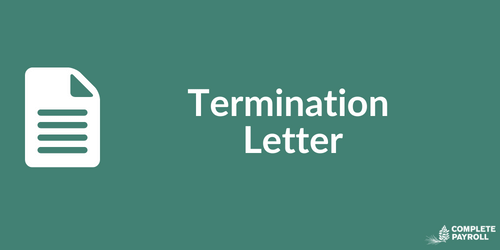 Termination Letter