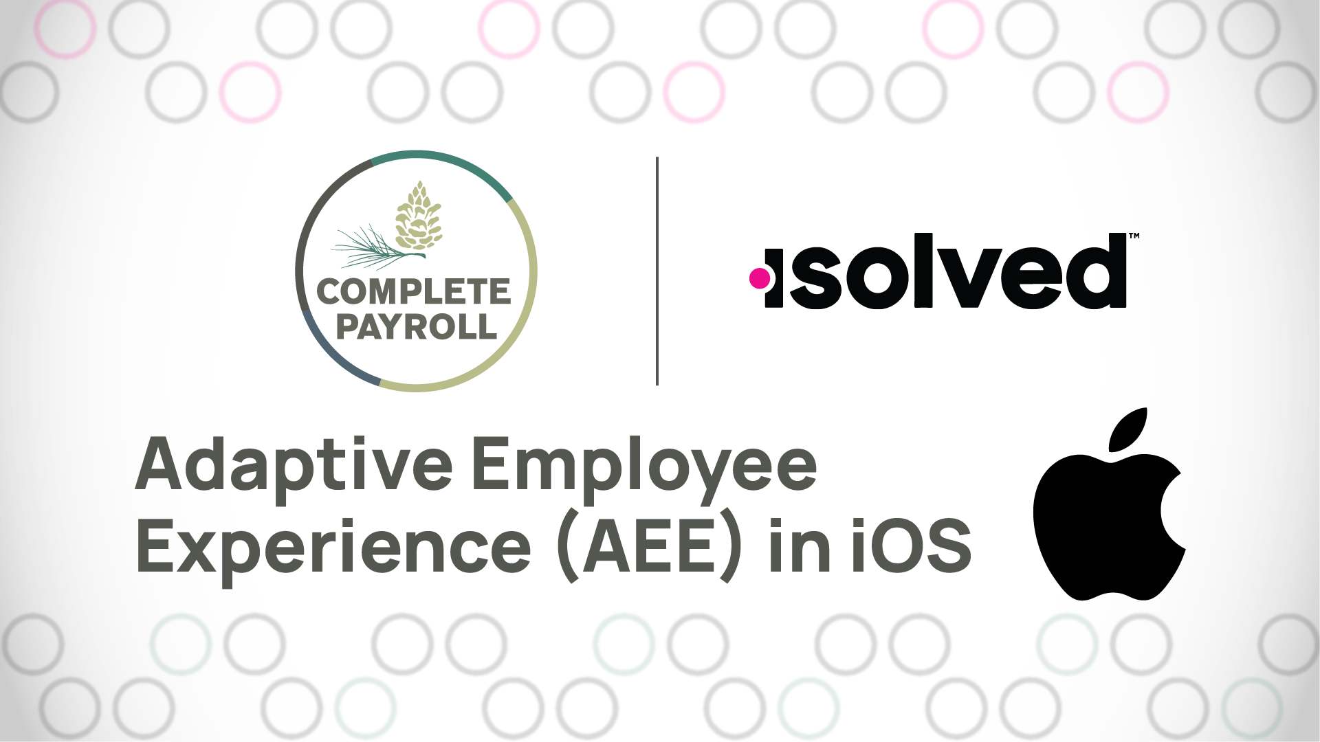 Adaptive Employee Experience (AEE) in iOS