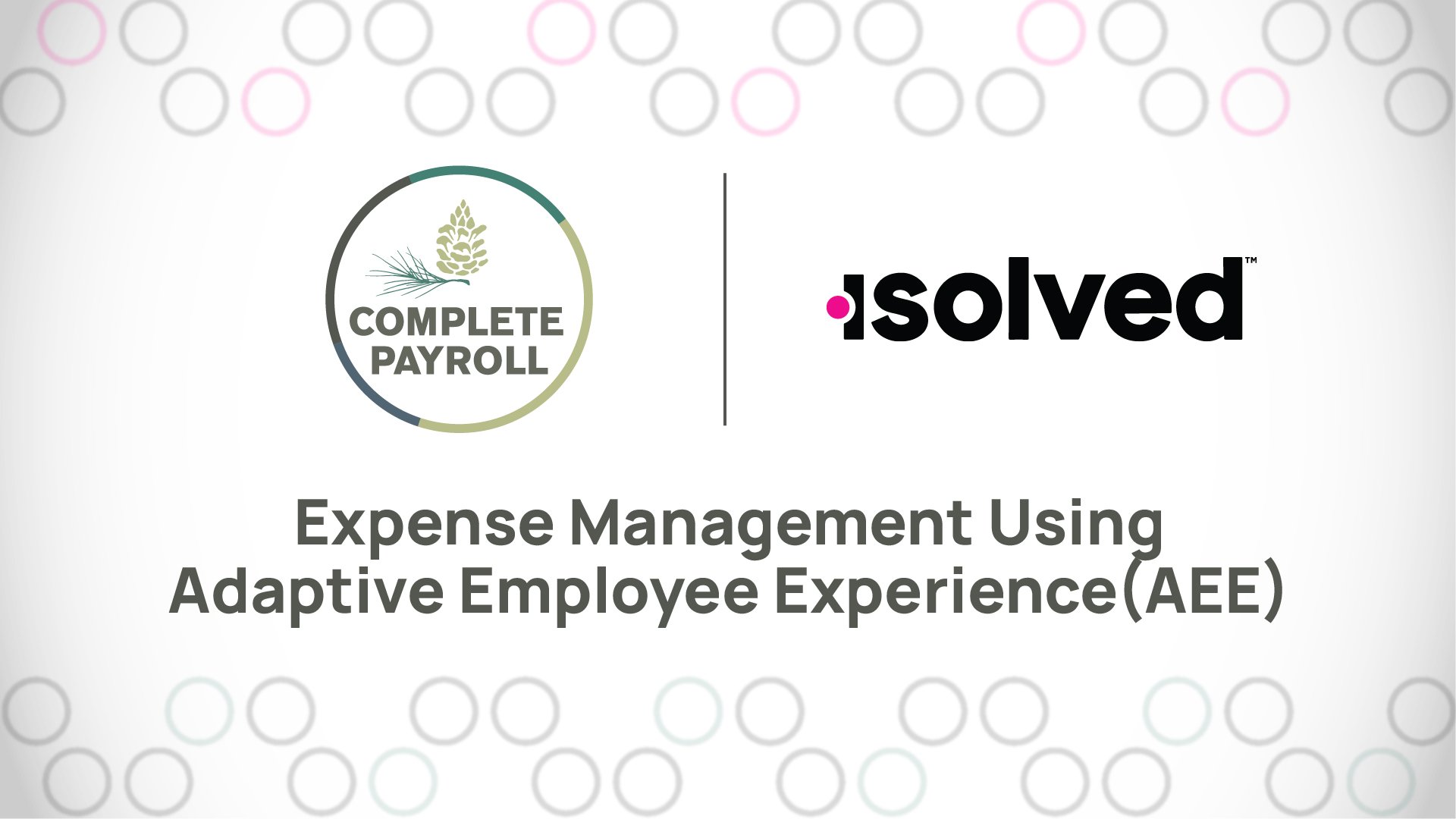 Expense Management Using Adaptive Employee Experience