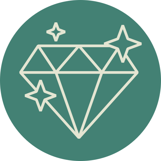 icon_vip-diamond_green circle_512